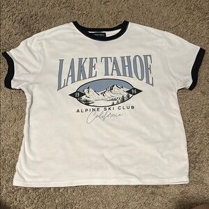 Streetwear Society White and Black Graphic Tee